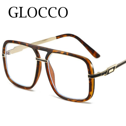 Oversize Square Designer Reading Glasses Women Luxury Brand Double Bridge Prescription Blocking Blue Light Presbyopic Eyeglasses