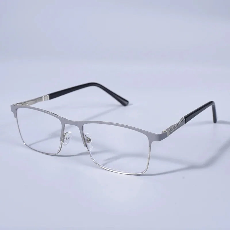 Double Color Oversize Frame Reading Glasses For Men And Women Anti blue Light High Quality Square Presbyopia Glasses+175