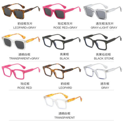 Eyeglass Frames Square Blue Light Blocking Reading Glasses Men High Quality Eyeglasses Man Eyewear