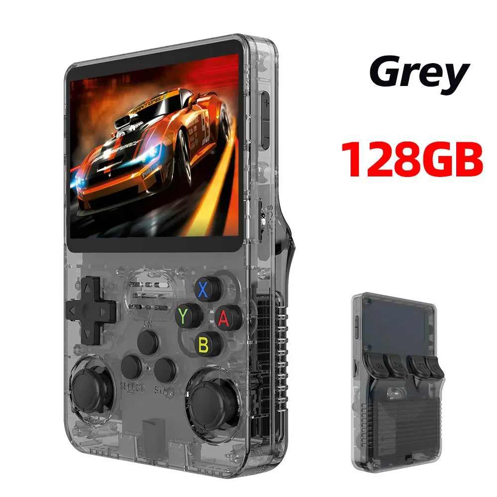 2026 New R36S Retro Handheld Game Console Linux System 3.5 Inch IPS Screen Portable Pocket Video Player 128GB 20000+ Games Gift