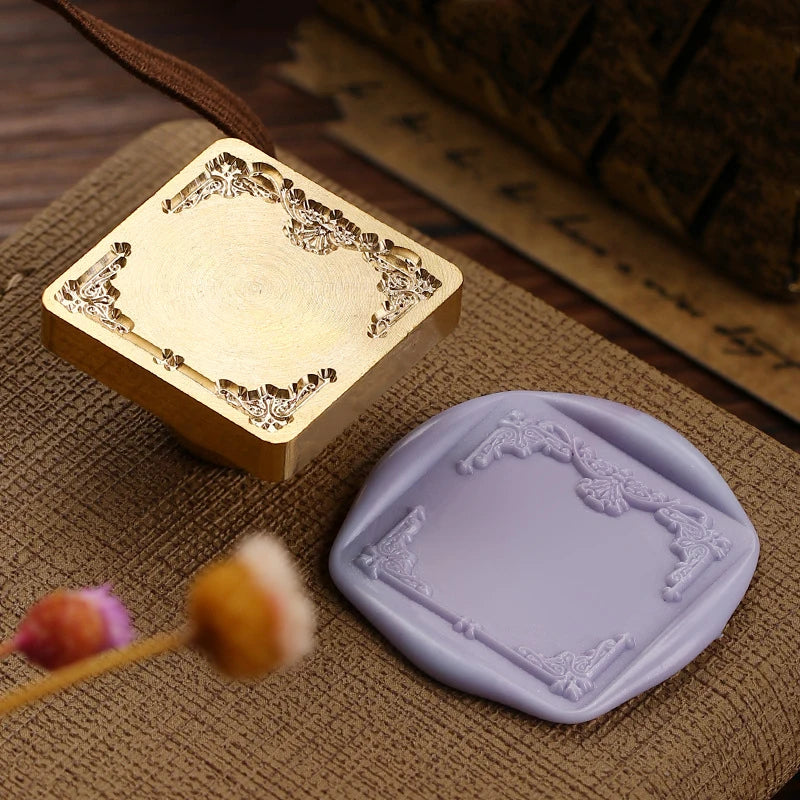 Photo Frame Series Sealing Wax Stamp Head Fire Paint Seal Wax Stamp Heads For DIY Scrapbooking Envelope Wedding Party Invitation