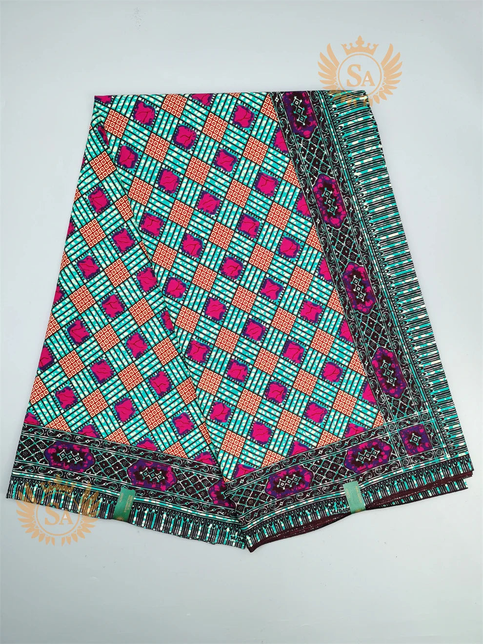 2024 New Hot Sale African Wax Veritable Wax Guaranteed Real High Quality wax print fabric Pagne African Ankara abc