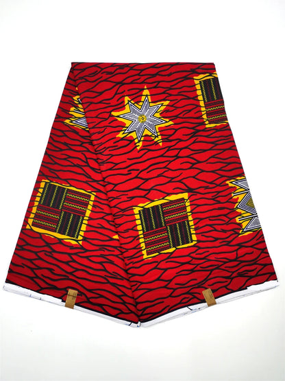 Dutch Ankara Wax Print Fabric High Quality Wax African Hollandais Fabric 100% Cotton Soft African Veritable Real Wax for Dress