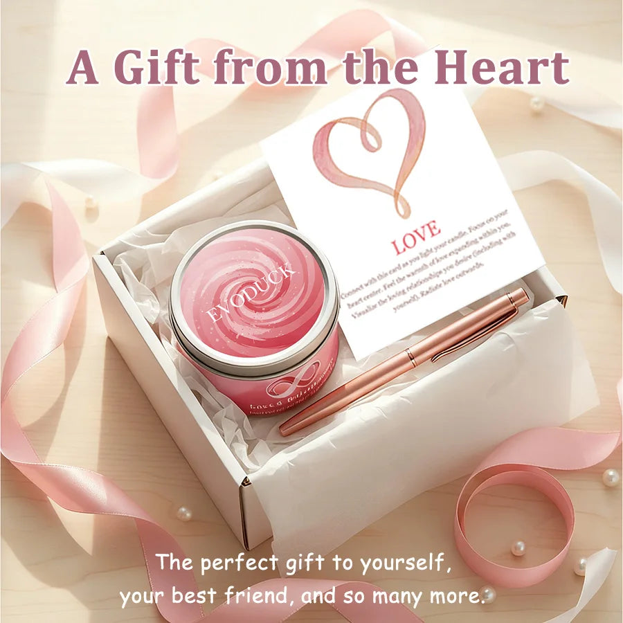 Scented Candles 3oz Law of Attraction Love Manifestation Energy Boosting Christmas Home Decoration Candle Holders Gift