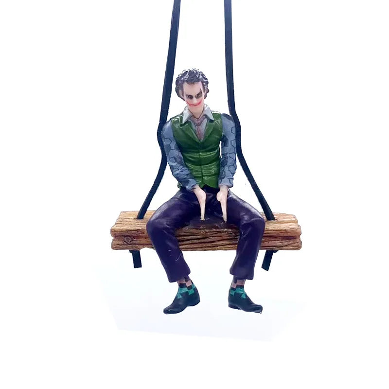 Marvel Deadpool Car Rearview Mirror Pendant Reading Deadpool Car Pendant Mini Model Toy Action Figure New Hot Christmas Gift