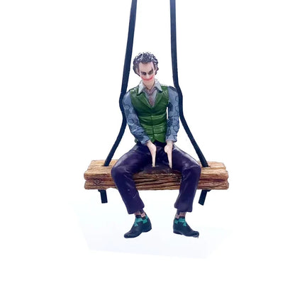 Marvel Deadpool Car Rearview Mirror Pendant Reading Deadpool Car Pendant Mini Model Toy Action Figure New Hot Christmas Gift