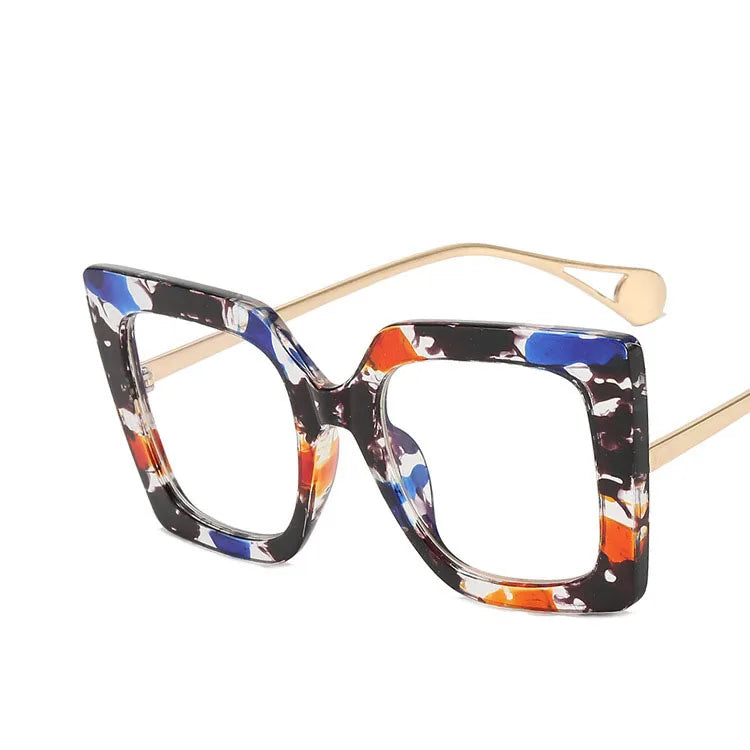 Vintage Transparent Square Glasses Frame Women Men Clear Glasses Optical Eyeglasses Frame Lens Spectacle Frame Unisex Anti Blue