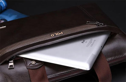 Men Briefcase Bag for Documents Designer Leather Luxury Brand Men's Business Travel Big Capacity A4 Document Organizer handbag