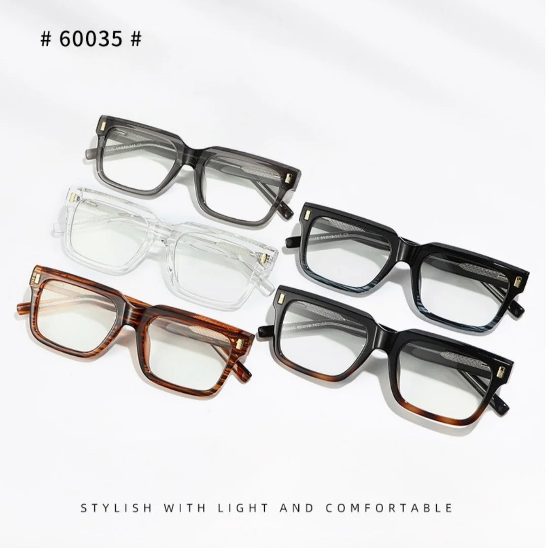 Anti Blue Light Computer Glasses Frame Men Trendy Fashionable Stylish Eyeglasses Classic Spectacles TR90 Eyeglasses for Man