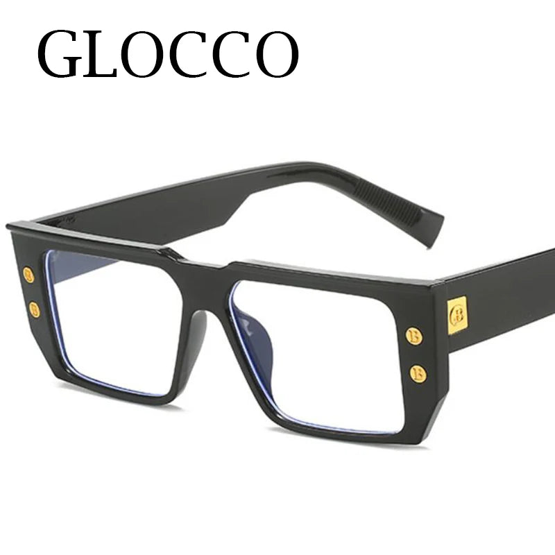 Fashion Ultralight Anti Blue Blocking Glasses Retro Women Grey Square Small Frame Prescription Eyewear Computer Reading Glasses