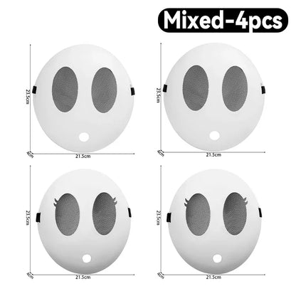 4/1pcs Game Bros Shy Guy Mask Halloween Party Cosplay Costume Unisex Kids Boys Girls Adult Full Face Masks Accessories Props