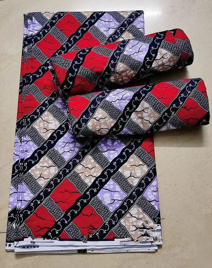 African Wax Fabric High Quality Wax Nigerian Ankara Block Prints New Arrivals Batik Fabric Dutch Pagne 100% Cotton For Sewing