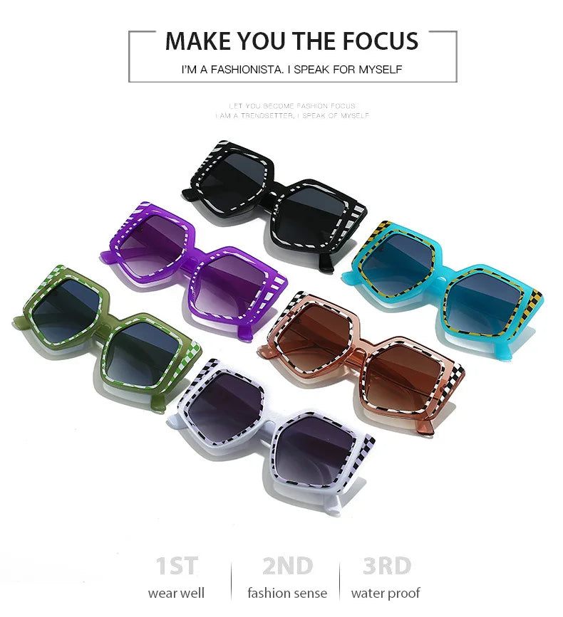 Classic Irregular Cat Eye Sunglasses Women Men Personality Design Outdoor Driving Fashion Party Sun Glasses UV400 Lentes De Sol
