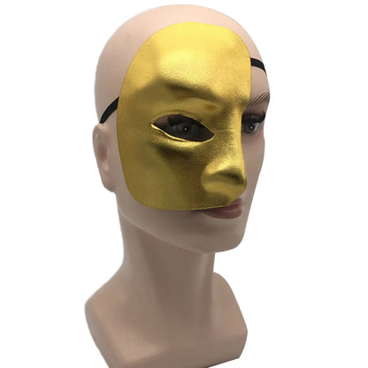 The Phantom Cosplay Half Face Mask Plastic Horror Mask Party Supplies Cosplay Props Festival Accessories