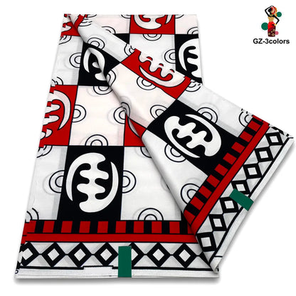 New Arrival High Quality Original 100% Cotton Wax Print Guaranteed Veritable Ankara African Real Wax Fabric Soft Pagne for Dress