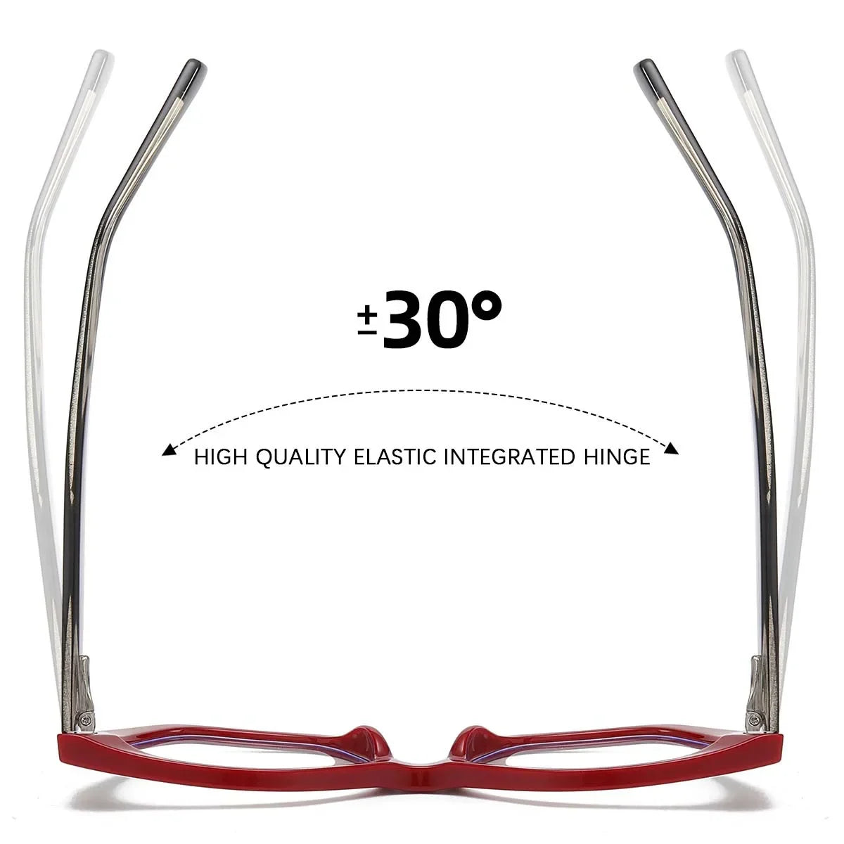 Luxury Brand Designer Women Fashion Cat Eye Anti Blue Light Glasses Double Color Large Frame Lady's Prescription Eyewear Frames