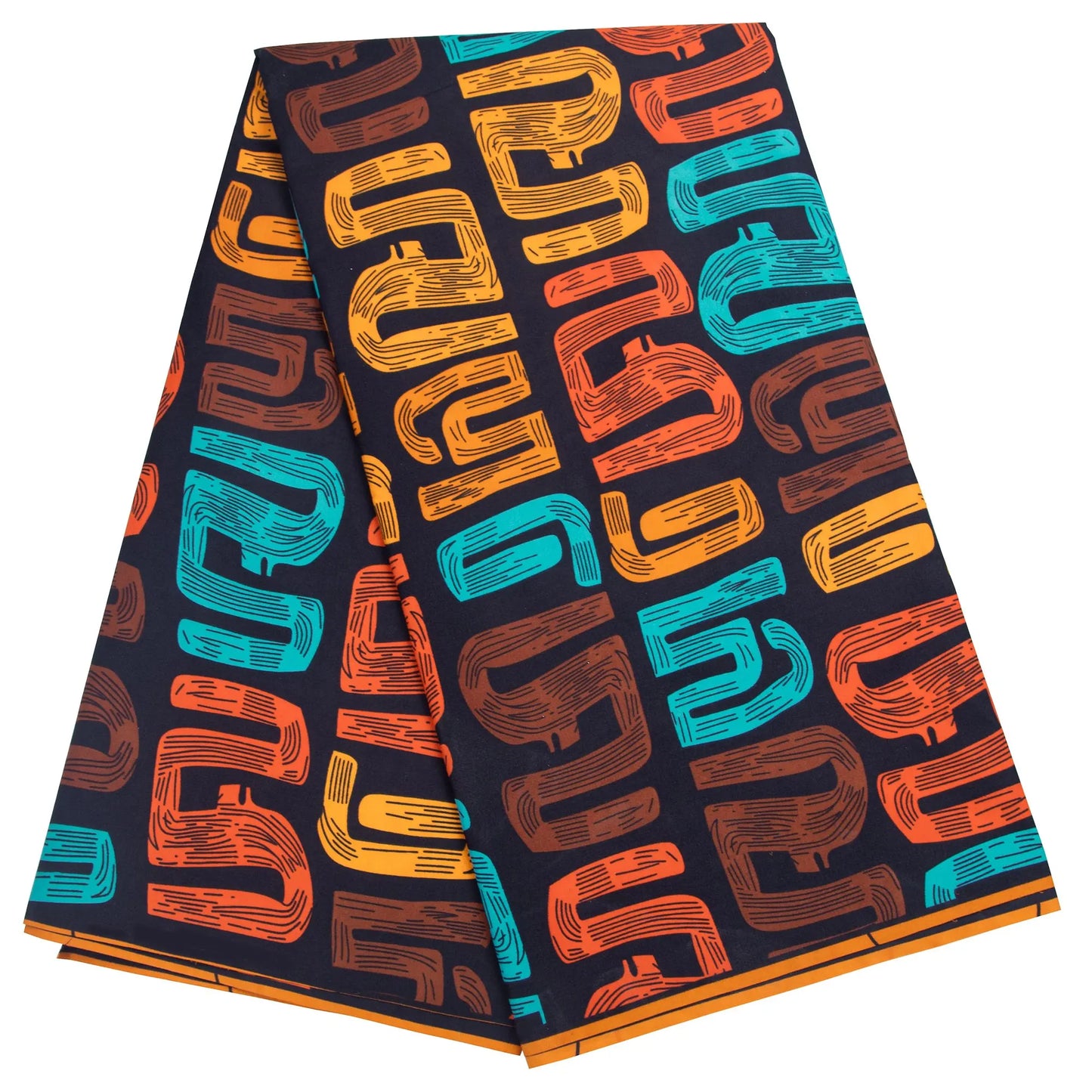 African Ankara Wax Fabric Patchwork Retro Style Double Prints Warp DIY Cloth Sewing Materials Africa Loincloth Polyester Tissu