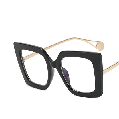 Vintage Transparent Square Glasses Frame Women Men Clear Glasses Optical Eyeglasses Frame Lens Spectacle Frame Unisex Anti Blue