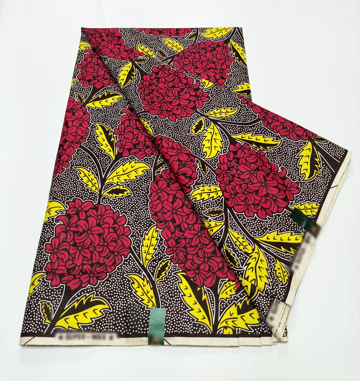 2025 Newest Veritable Original Super-W Guaranteed Dutch Hollandais Pagne Real Wax Print Fabric African Dress 100% Cotton 6 yard