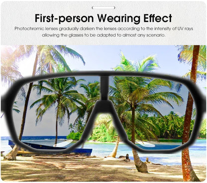 SCVCN Photochromic Sports Sunglasses Cycling Glasses UV400 Women Driving for Men Mountain MTB Bike Bicycle Goggles