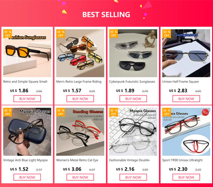 New Vintage Small Square Frame Reading Glasses Anti-Blue Light Presbyopia Eyeglasses Women and Men Eye Protection Eyewear