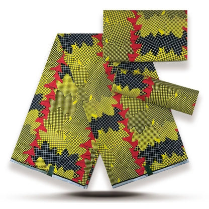 African Wax Fabric Lastest Prints Cotton Material High Quality Pagne Origin Real Ankara Gold Printed For Sewing Wedding Dress