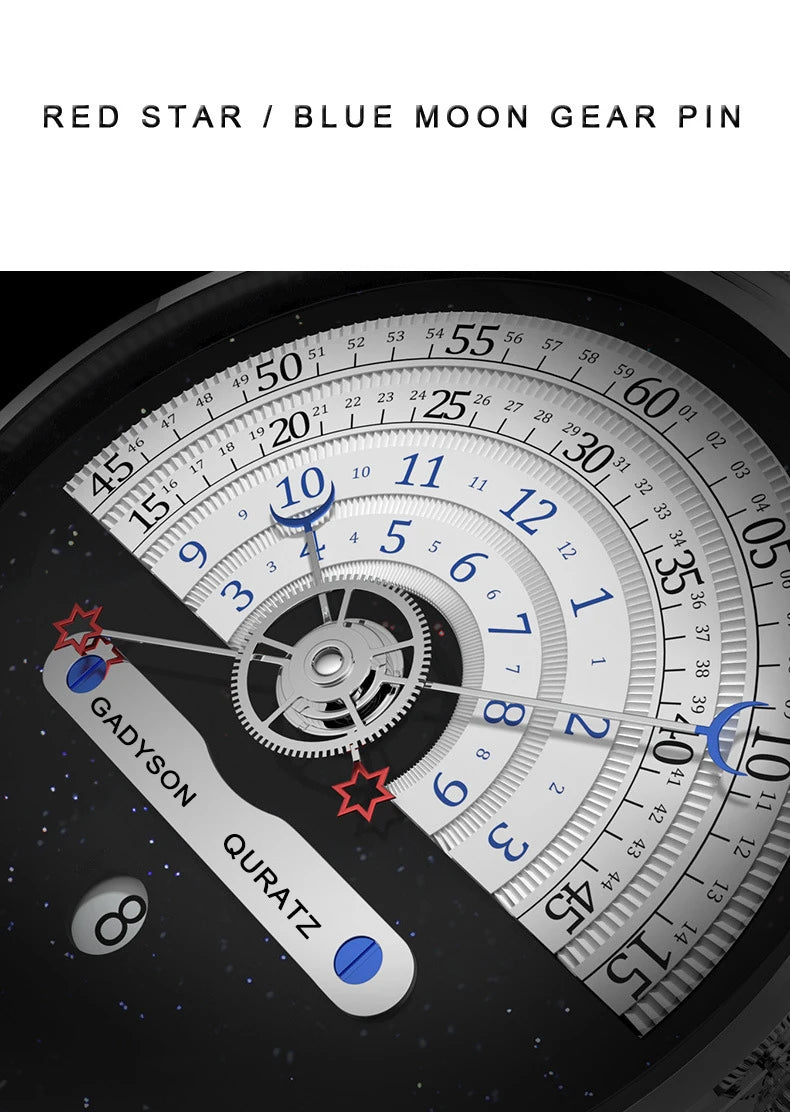 Unique Business Men Watch Fashion Auto Date Stainless Steel Strap Quartz Wristwatch Man Gifts For Him Calendar Clock