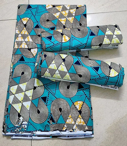 African Wax Fabric High Quality Wax Nigerian Ankara Block Prints New Arrivals Batik Fabric Dutch Pagne 100% Cotton For Sewing
