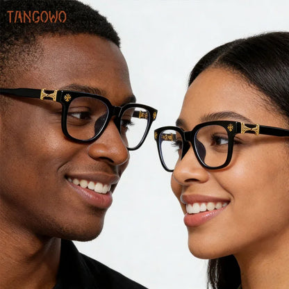 TANGOWO Bulb Light Glasses Man Style Men Sunglasses Women Graduated Lenses to Read Women's Eyepieces for Reading Glass Glasses-3