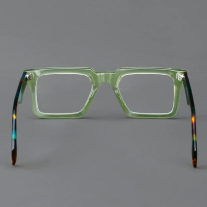 New In 2024 Plate Eyeglass Frame Retro Square Men's Eyeglass Frame Fashionable Optical Prescription Eyeglass Frame Women 25005