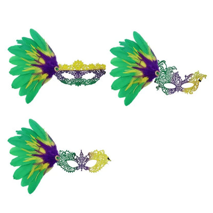 Lace Half Face Mask Exquisite Venetian Mask Suitable for Carnival and New Year Party Costume Dance Party Wedding Party