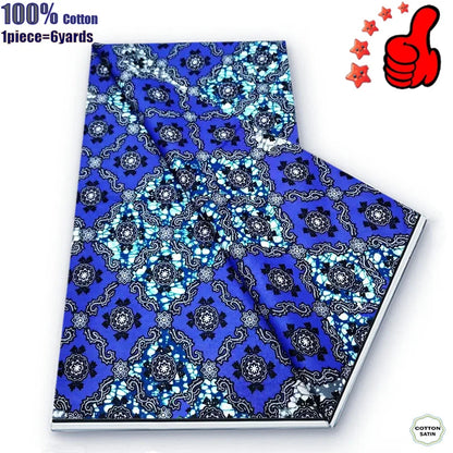 Guaranteed Veritable African Real Wax Prints Fabric Ghana Style Ankara Wax Tissu Pagne 100%Cotton Soft Design Nigeria Wax Fabric