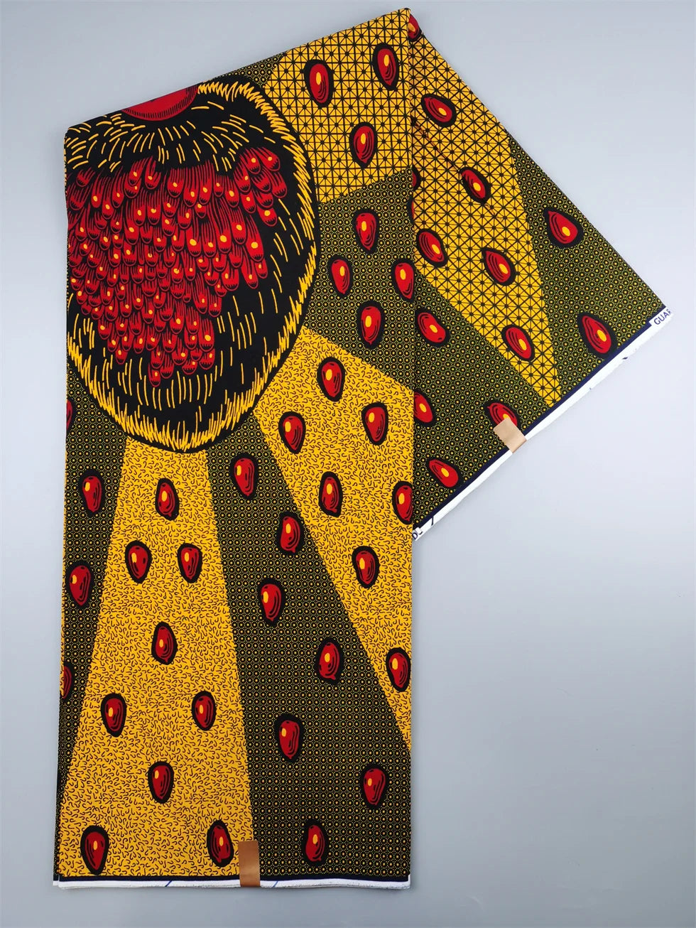 Dutch Hollandais Printed Fabric for African Classical Dress Veritable Real Wax Guaranteed 100% Cotton 6 Yards