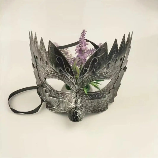 Carnival Masquerade Mask Costume 21 * 15cm Mardi Gras Masks Plastic Venetian Masks Decor For Masquerade Balls