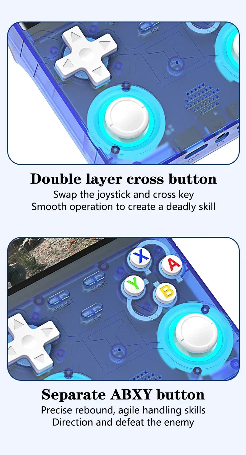 2026 Linux System R36 ULTRA Open Source Video Game Console 4 0inch IPS Handheld Game 64G 20000 Plus Games Retro Pocket Player