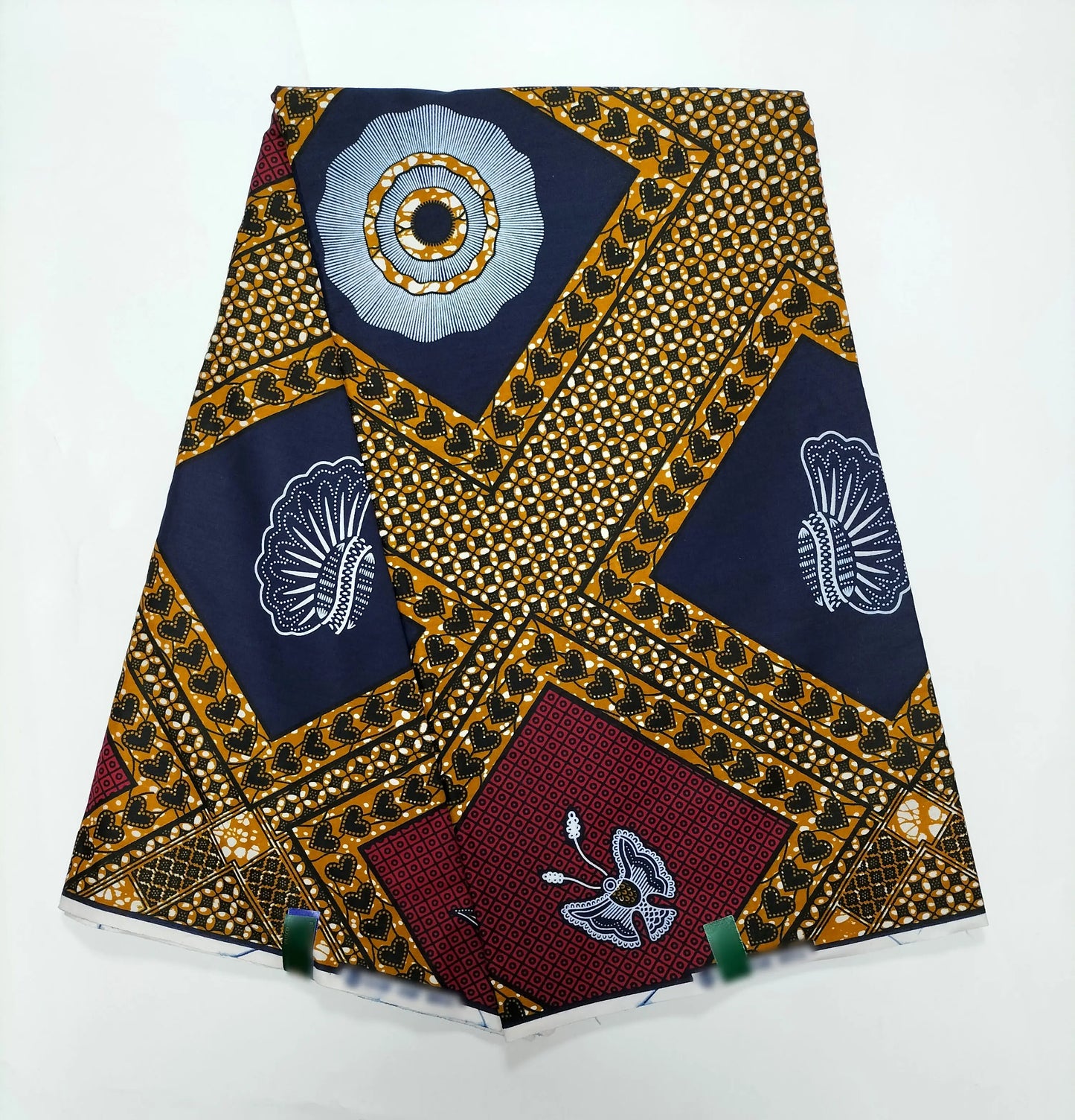2025 Newest Ankara Real Wax Fabric Guaranteed Veritable African Wax Print Pagne Fabric 100% Cotton 6 Yards Ghana Style Dresses