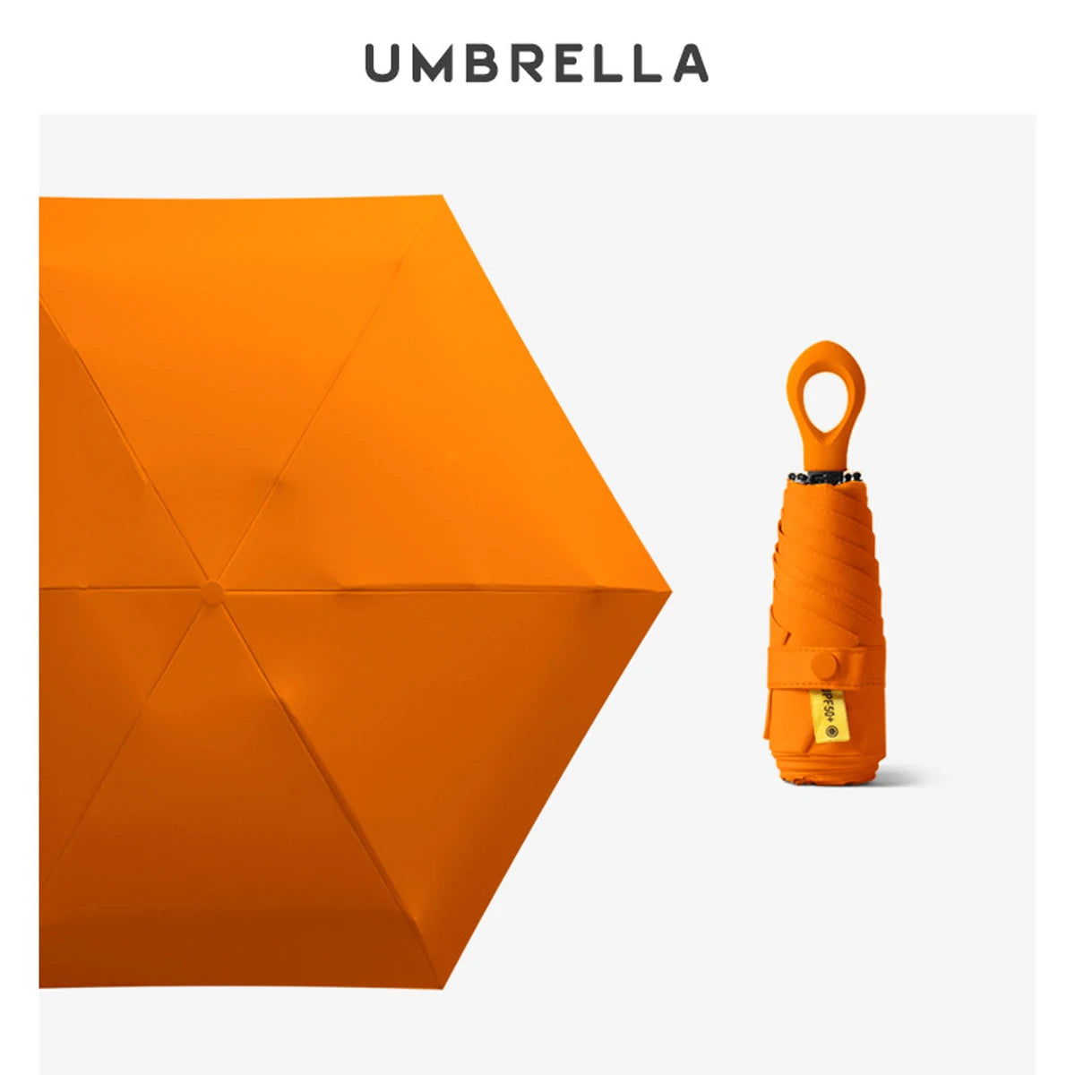 Lightweight Mini Foldable Rain Umbrella Traveling Size Sun Umbrella for Outdoor Use Sun Protections