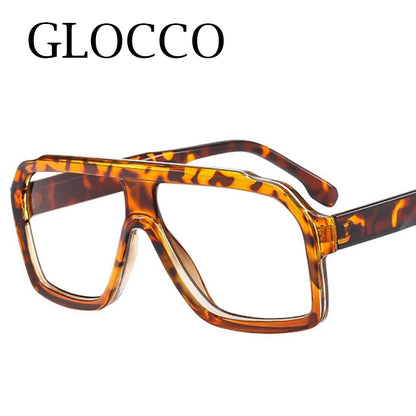 Retro Men Pilot Reading Glasses Fashion Brand Big Frame Anti Blue Light Presbyopia Eyeglasses Women Square Prescription Glasses