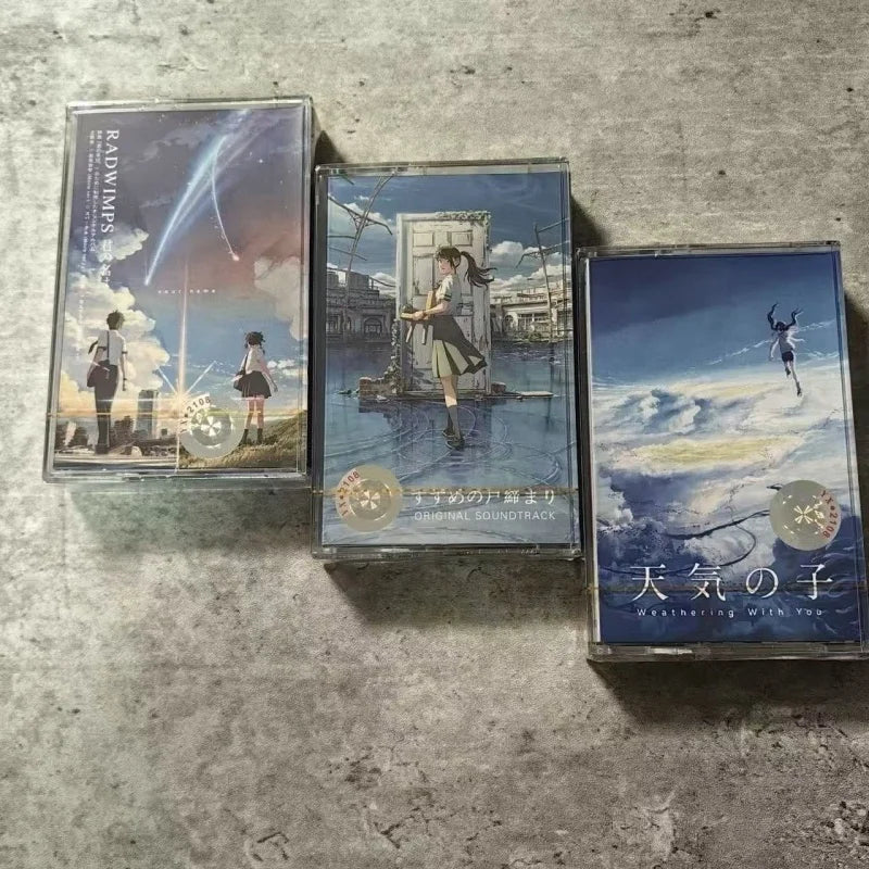 Your Name Best Collection Music Tapes Japan Anime Soundtrack Music Magnetic Walkman Cassettes Collectible Commemorative Gifts