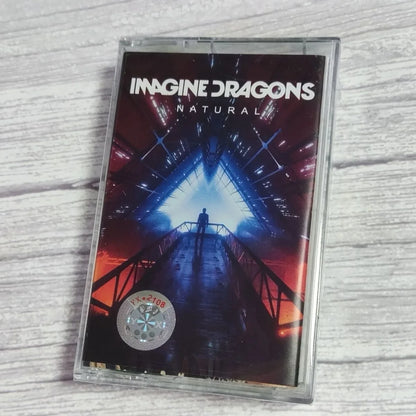 Classic Rock band Imagine Dragons Music Magnetic Tape NATURAL Album Cassettes Cosplay Soundtracks Box Car Recorder Walkman Tape
