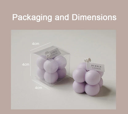 Little Bubble Cube Candle Handmade Scented Candle Aromatherapy Soy Wax Candle Wedding Birthday Candles Party Home Decoration