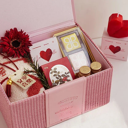 1/2/4pc 3D Heart-shaped Love Candles Valentine's Day Romantic Gift Handmade Aromatherapy Candle Wedding Home Decor Photo Prop