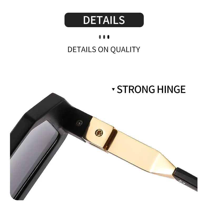 KOCOLIOR 2024 New Square Alloy Anti Blue Light Reading Glasses for Man and Woman Personalized and Fashionable Presbyopia Glasses