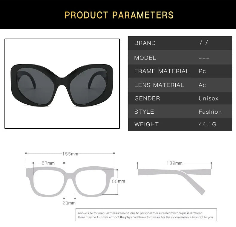 Oversized Reading Glasses Women Luxury Brand Designer Cat Eye Chunky Glasses Anti Blue Light Customised Prescription Glasses