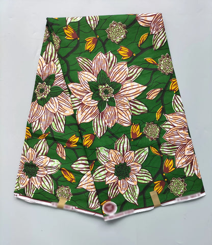 2025 Newest Veritable Original Super-W Guaranteed Dutch Hollandais Pagne Real Wax Print Fabric African Dress 100% Cotton 6 yard
