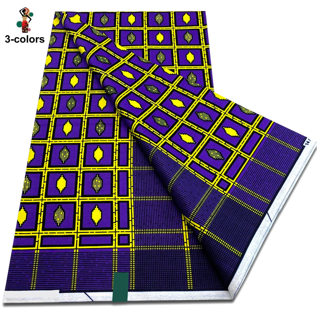 2025 Veritable Wax Guaranteed Real Wax Print Fabric dutch hollandais Pagne African Wax Fabric 6 yards