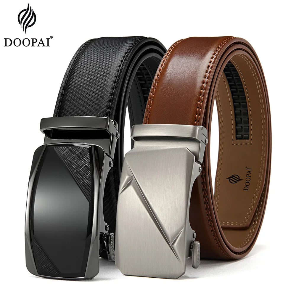 Men Leather Belt Automatic Buckle Belt Fashion Alloy Belts Genune Leather Luxury Belts for Men Business Luxury Designer Clothes