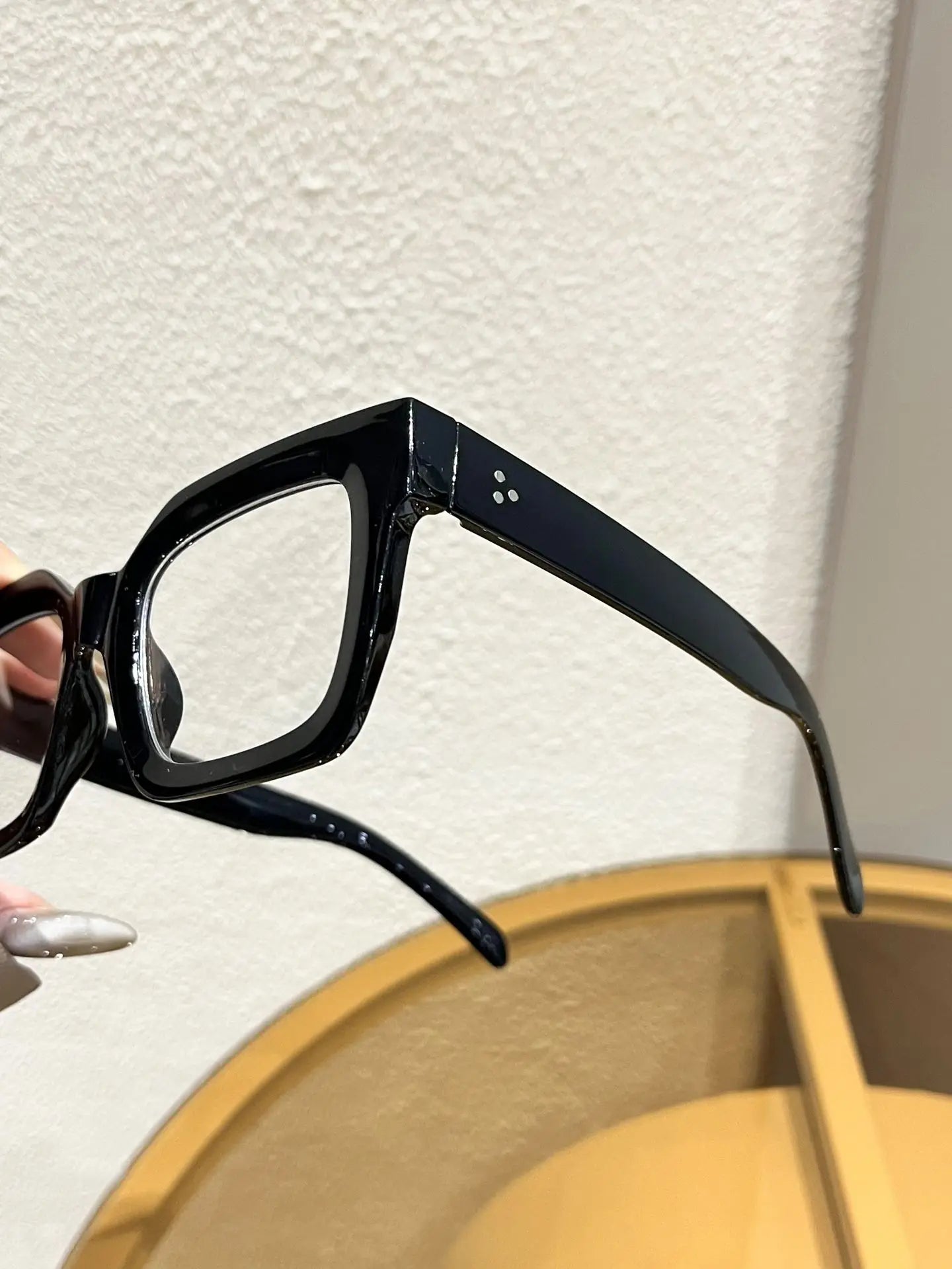 New Square Anti-blue light Large Frame Eyeglasses Fashion Street Decorative Glasses Computer Spectacles For Women Men