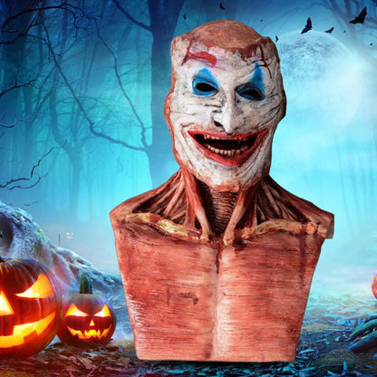 Joker Double Peelable Halloween Mask Latex Creepy Halloween Skull Mask Blood Double Mask for Halloween Costumes Party Decoration