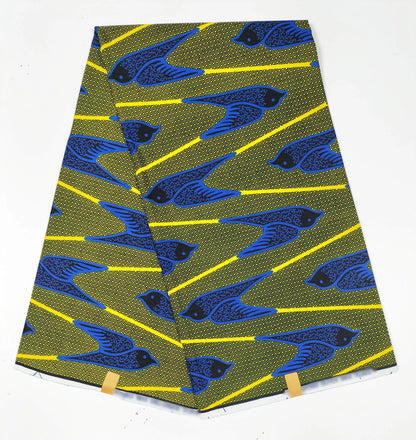 2025 Newest Ankara Real Wax Fabric Guaranteed Veritable African Wax Print Pagne Fabric 100% Cotton 6 Yards Ghana Style Dresses